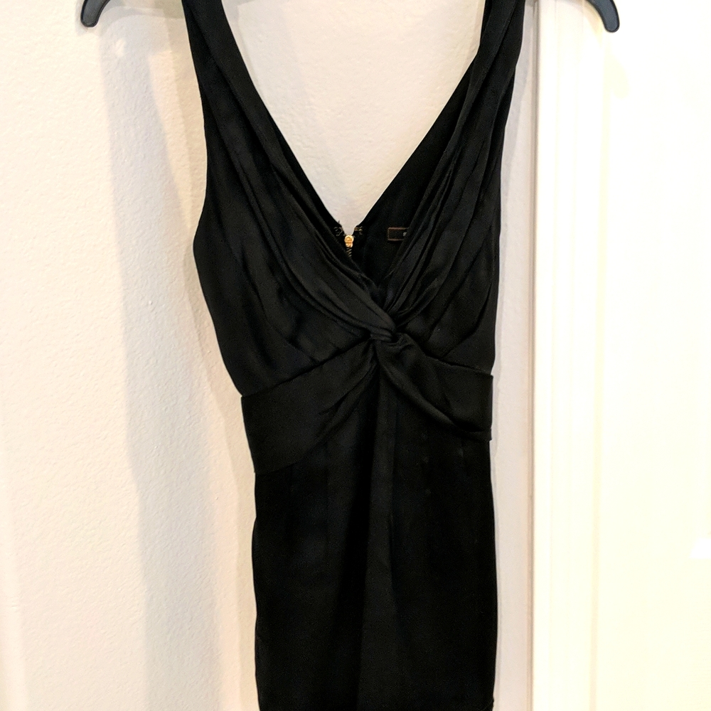 BCBG Black Sleeveless Blouse